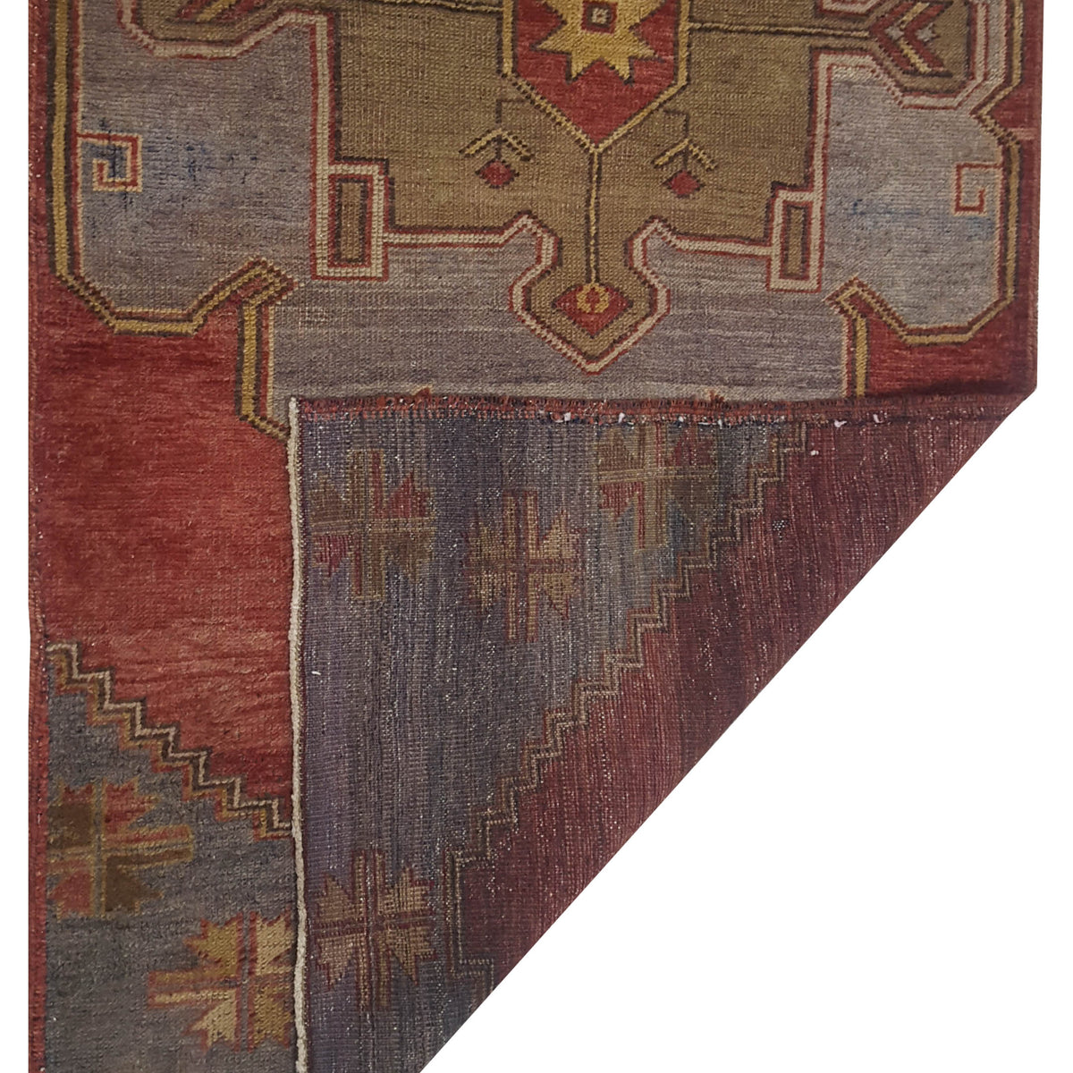 Pacific Anatolia 73550 Rust Grey Transitional Hand Knotted Rug