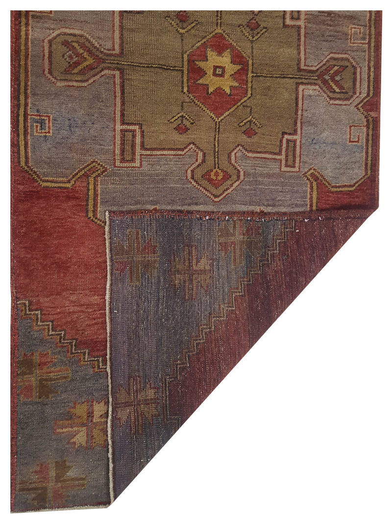 Pacific Anatolia 73550 Rust Grey Transitional Hand Knotted Rug