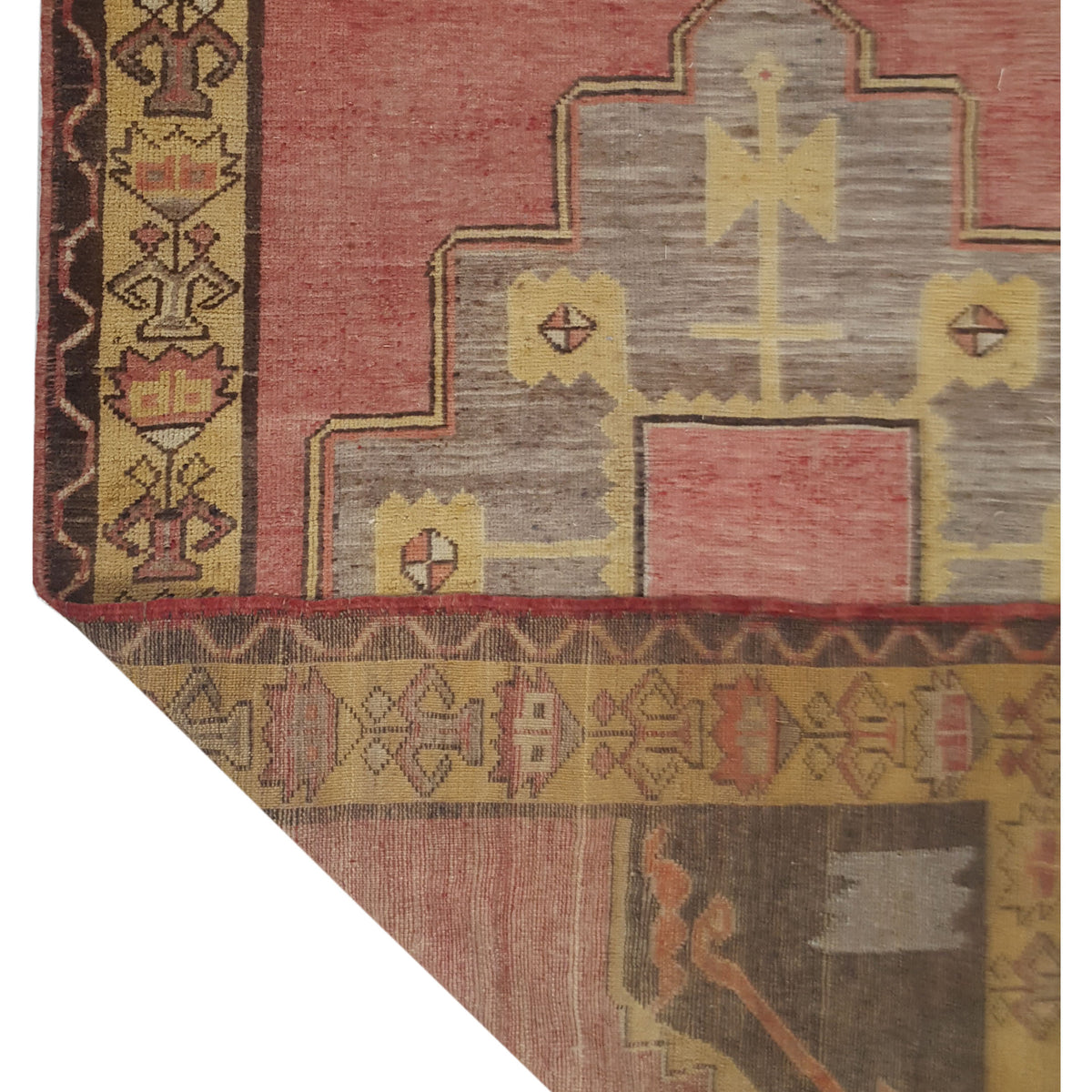 Pacific Anatolia 73559 Orange Gold Transitional Hand Knotted Rug