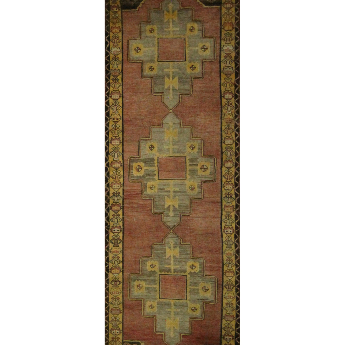 Pacific Anatolia 73559 Orange Gold Transitional Hand Knotted Rug