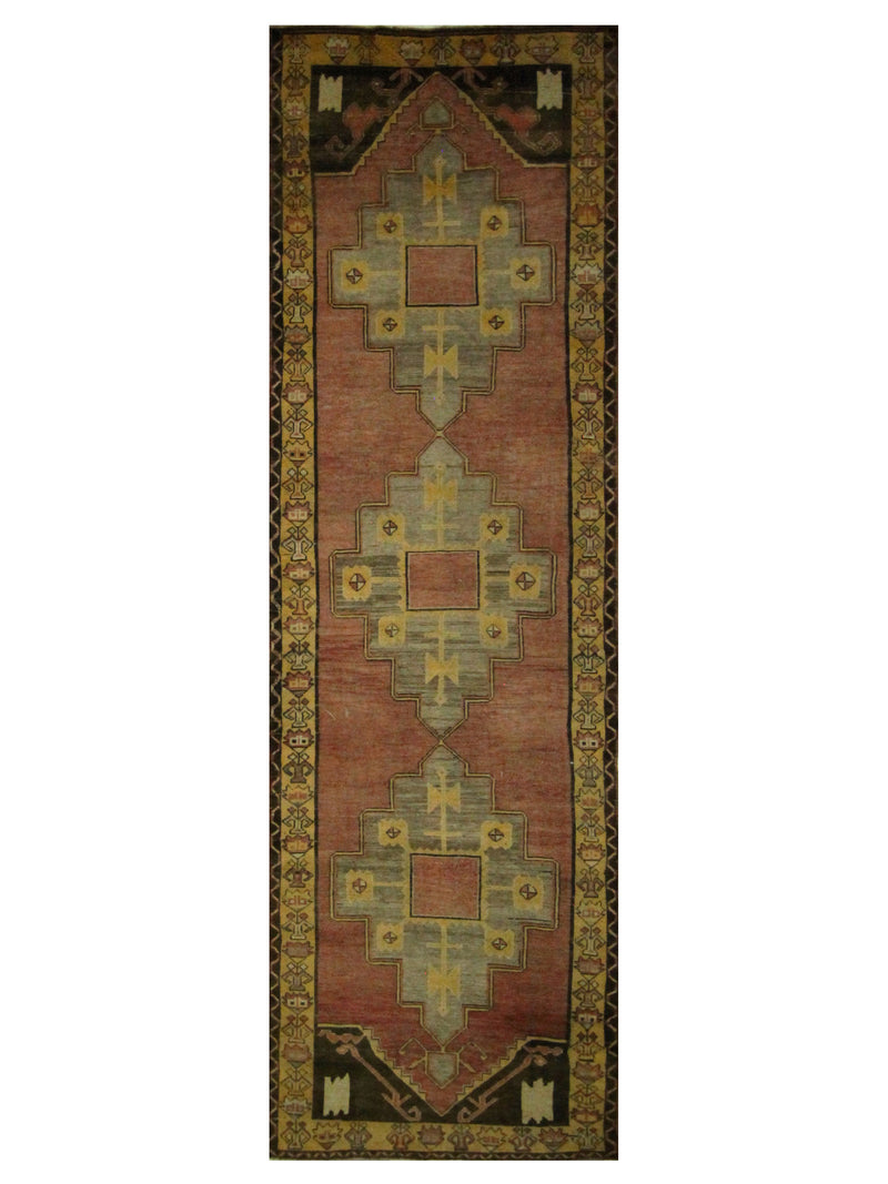 Pacific Anatolia 73559 Orange Gold Transitional Hand Knotted Rug