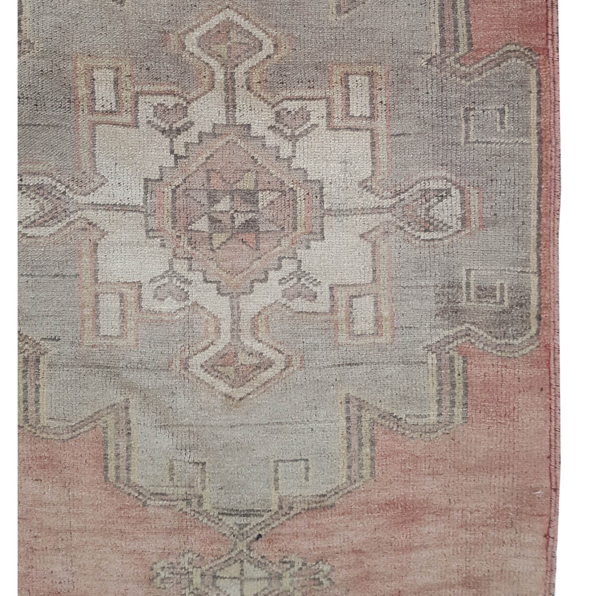 Pacific Anatolia 73560 Orange Grey Transitional Hand Knotted Rug