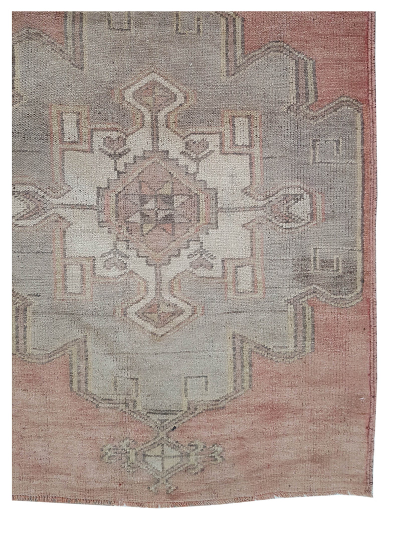 Pacific Anatolia 73560 Orange Grey Transitional Hand Knotted Rug