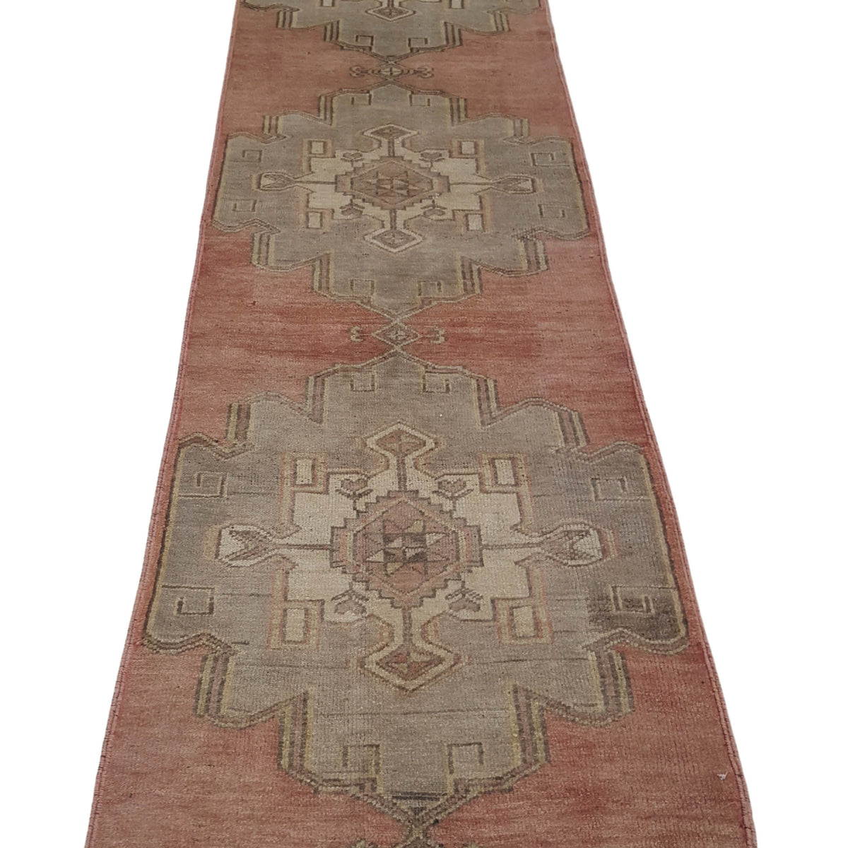 Pacific Anatolia 73560 Orange Grey Transitional Hand Knotted Rug