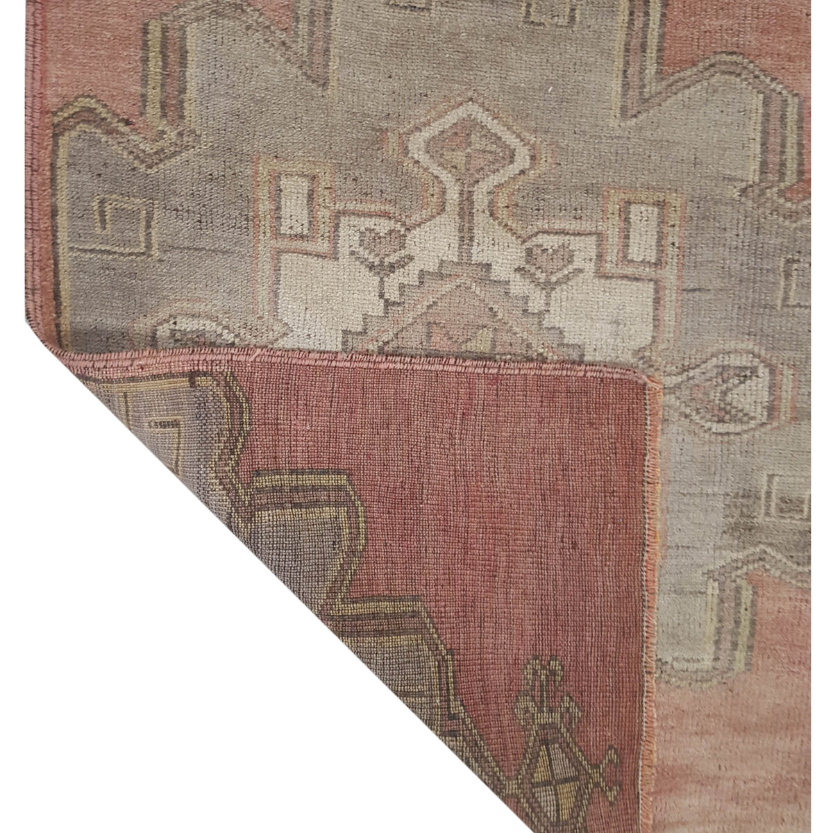 Pacific Anatolia 73560 Orange Grey Transitional Hand Knotted Rug