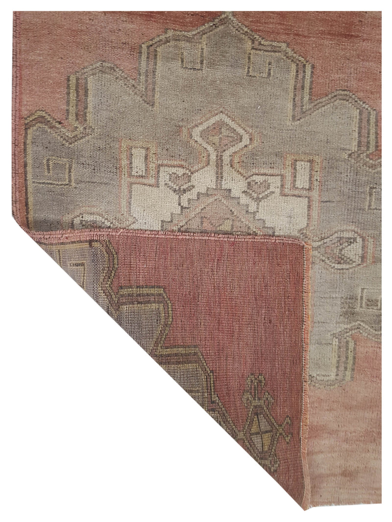 Pacific Anatolia 73560 Orange Grey Transitional Hand Knotted Rug