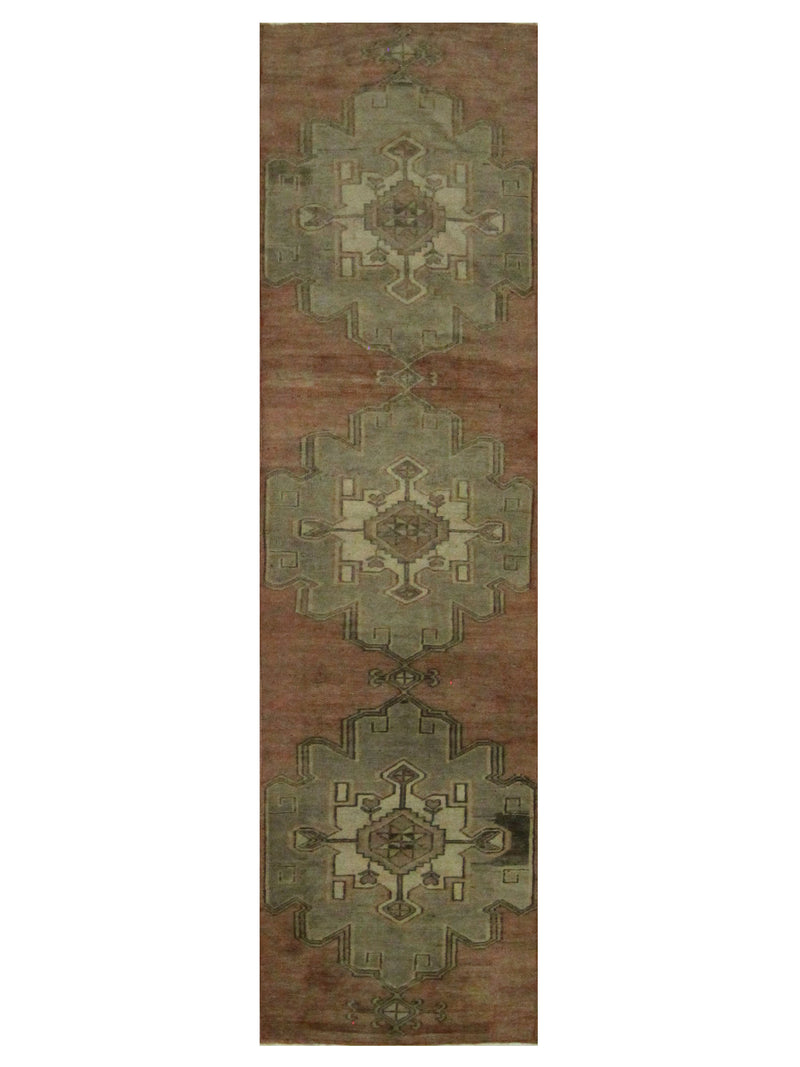 Pacific Anatolia 73560 Orange Grey Transitional Hand Knotted Rug