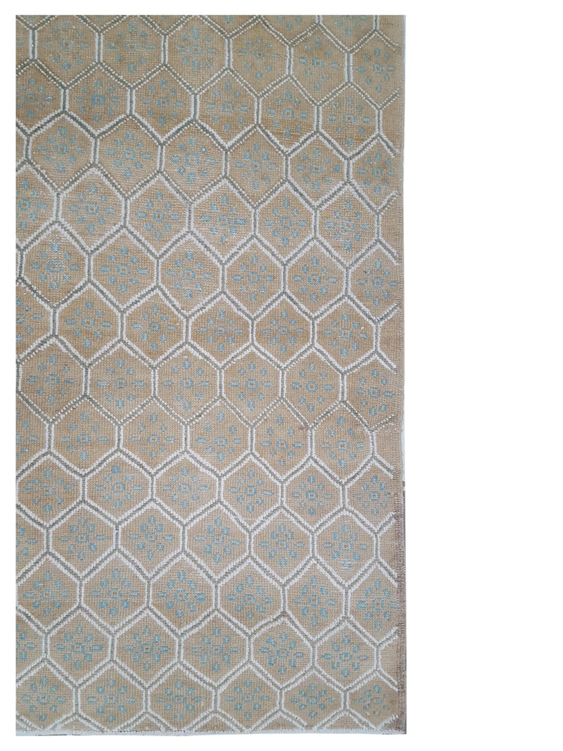 Pacific Anatolia 73562 Beige Ivory Transitional Hand Knotted Rug