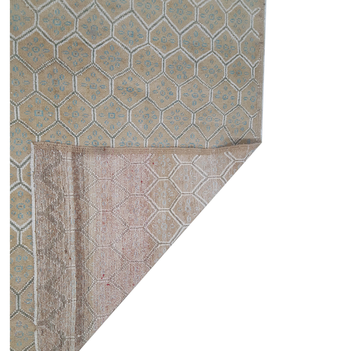 Pacific Anatolia 73562 Beige Ivory Transitional Hand Knotted Rug
