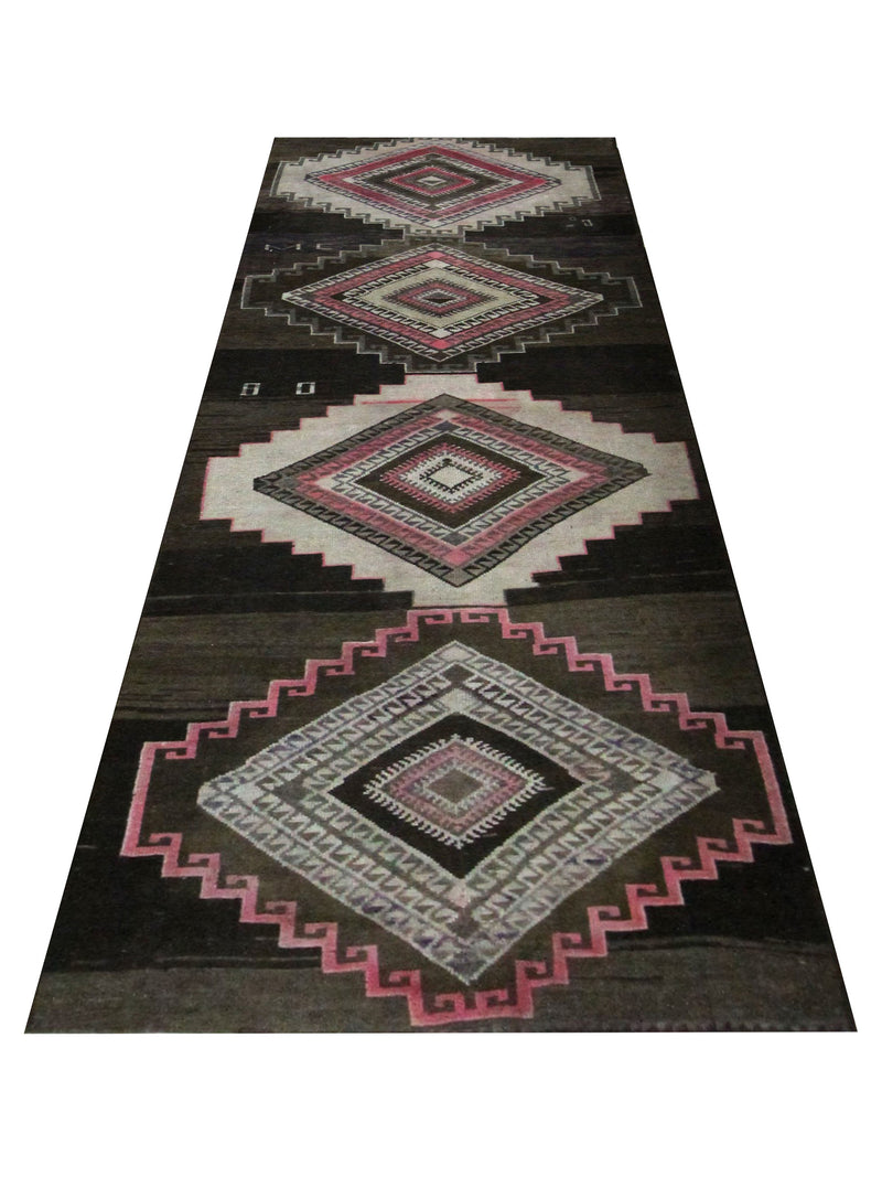 Pacific Kars 73567 Mocha Pink Transitional Hand Knotted Rug
