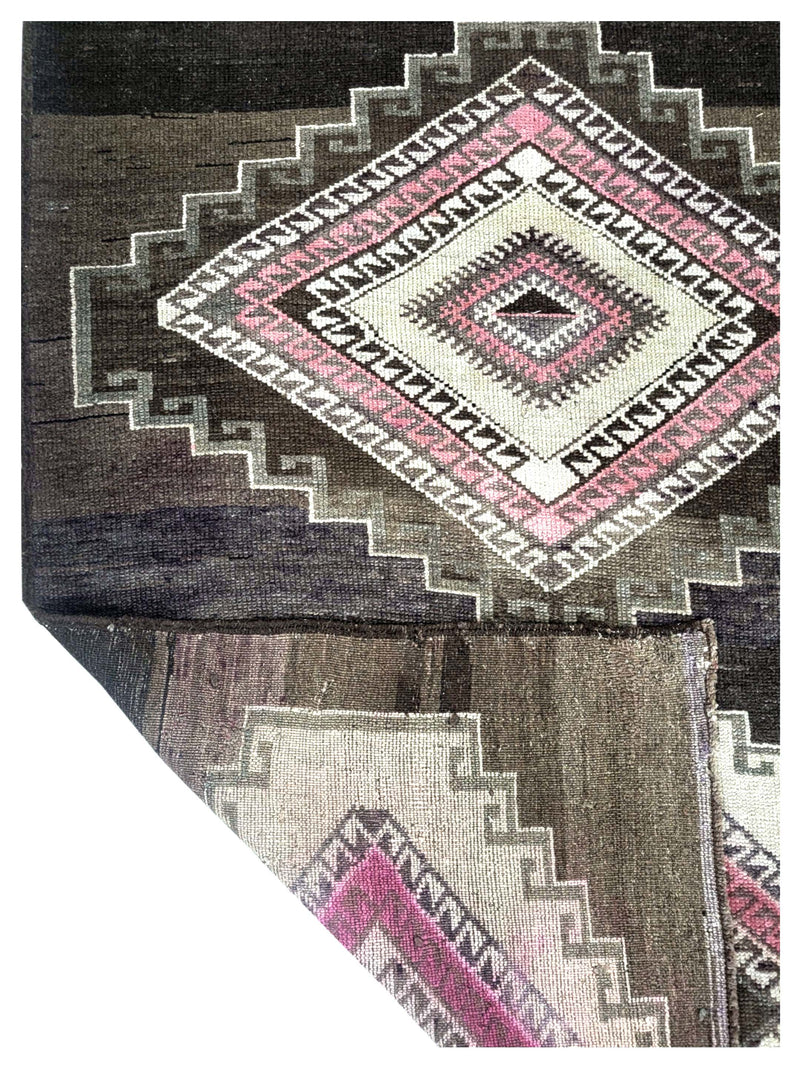 Pacific Kars 73567 Mocha Pink Transitional Hand Knotted Rug