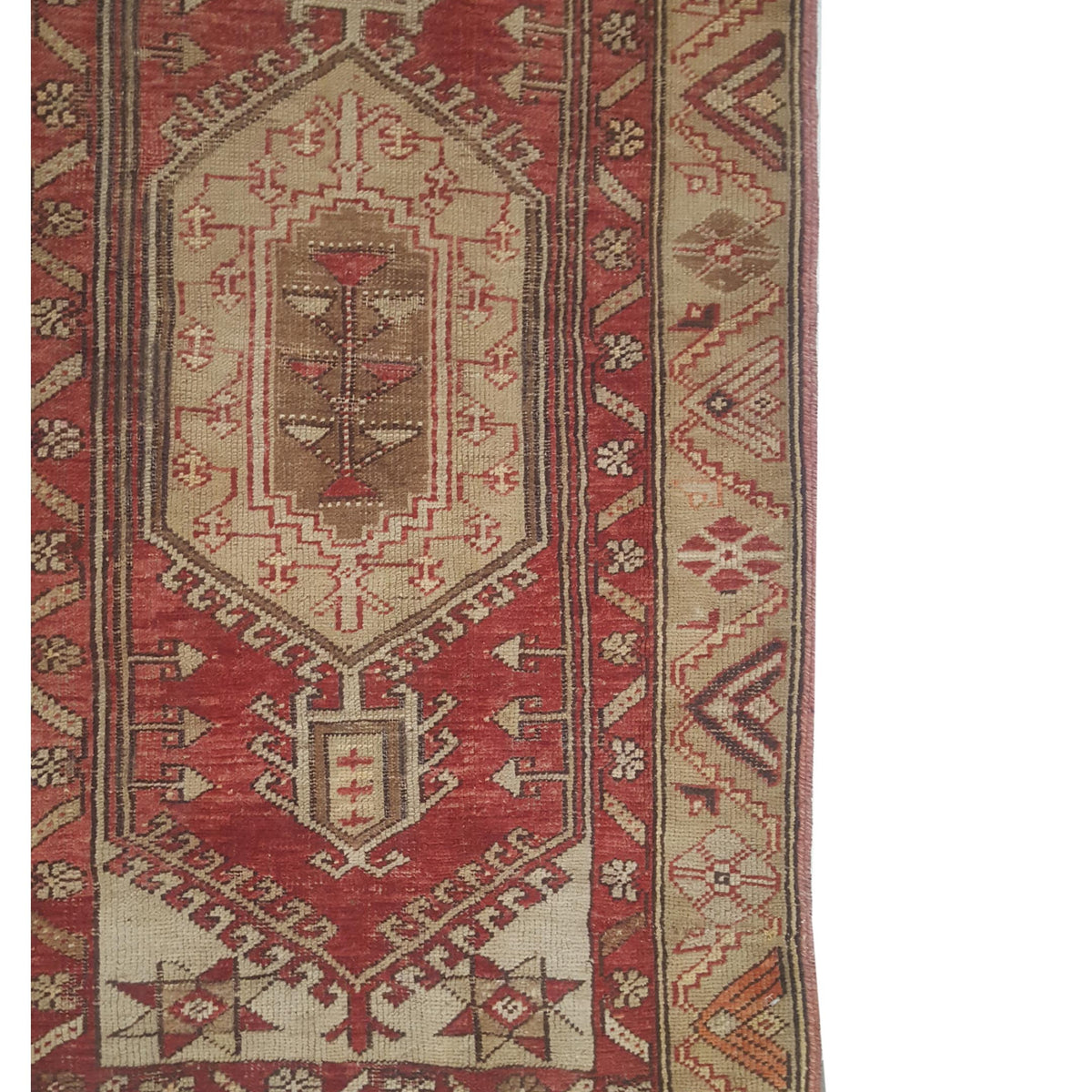 Pacific Anatolia 73568 Red Camel Transitional Hand Knotted Rug