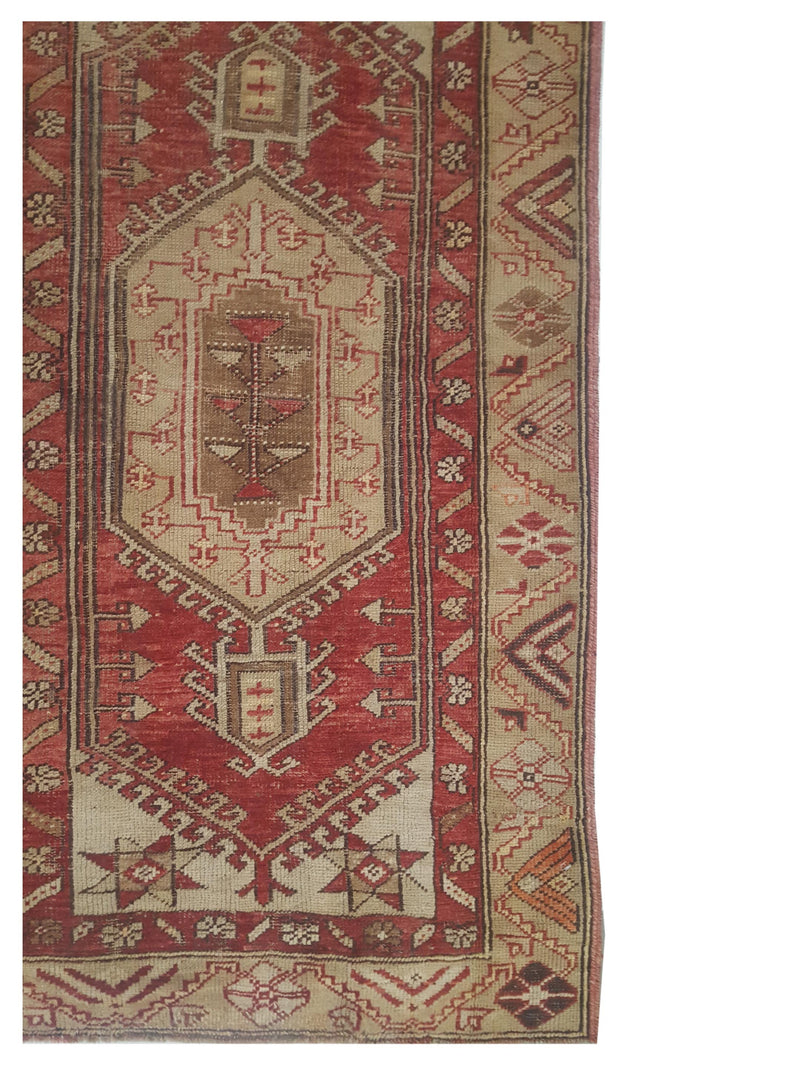 Pacific Anatolia 73568 Red Camel Transitional Hand Knotted Rug