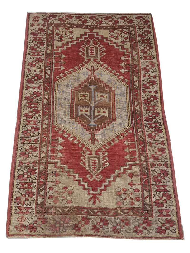 Pacific Anatolia 73569 Rust Gold Transitional Hand Knotted Rug