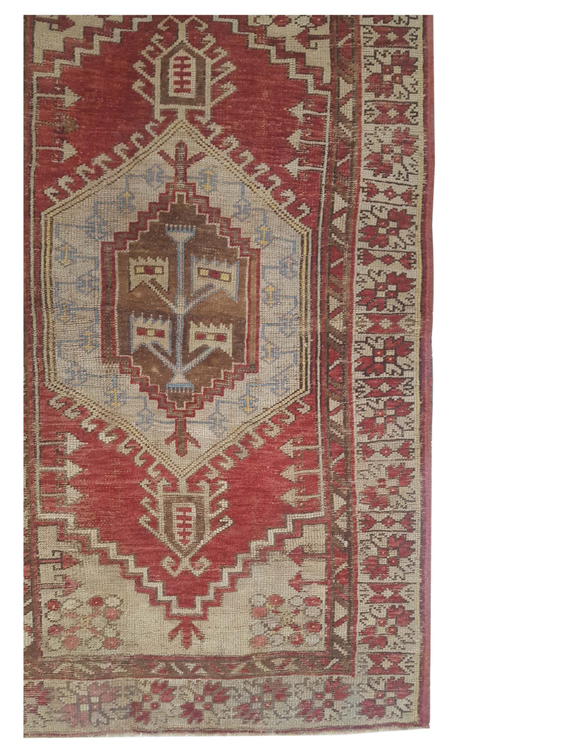 Pacific Anatolia 73569 Rust Gold Transitional Hand Knotted Rug