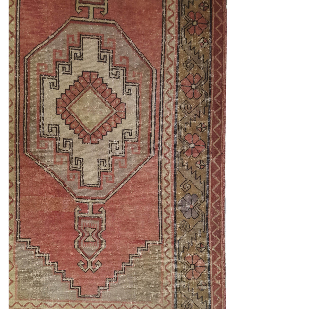 Pacific Anatolia 73572 Rust Gold Transitional Hand Knotted Rug