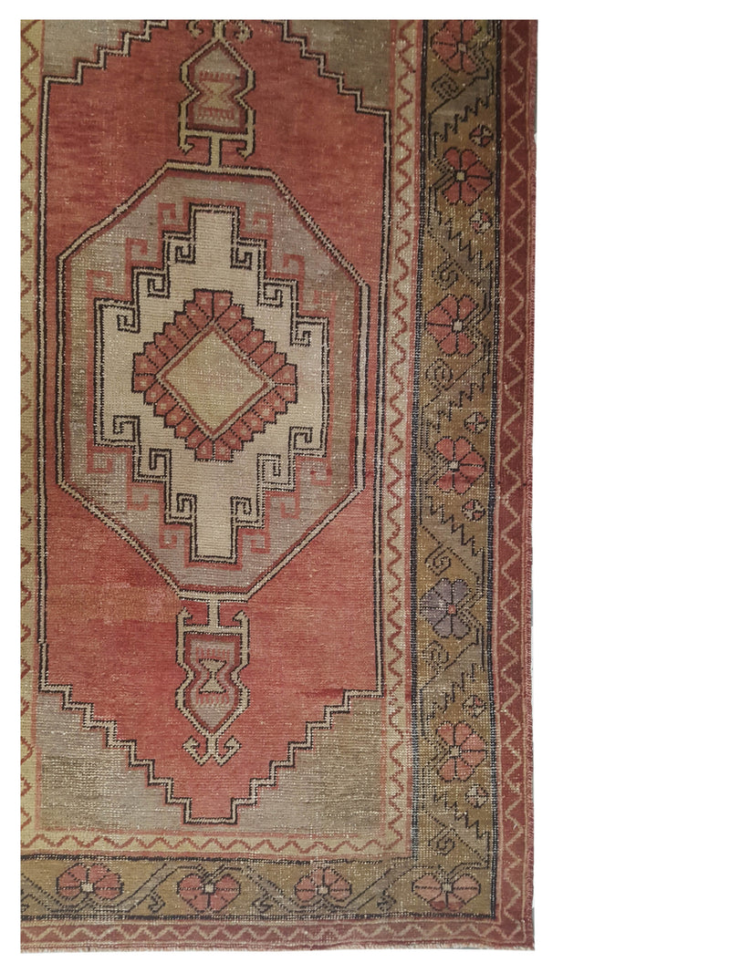 Pacific Anatolia 73572 Rust Gold Transitional Hand Knotted Rug