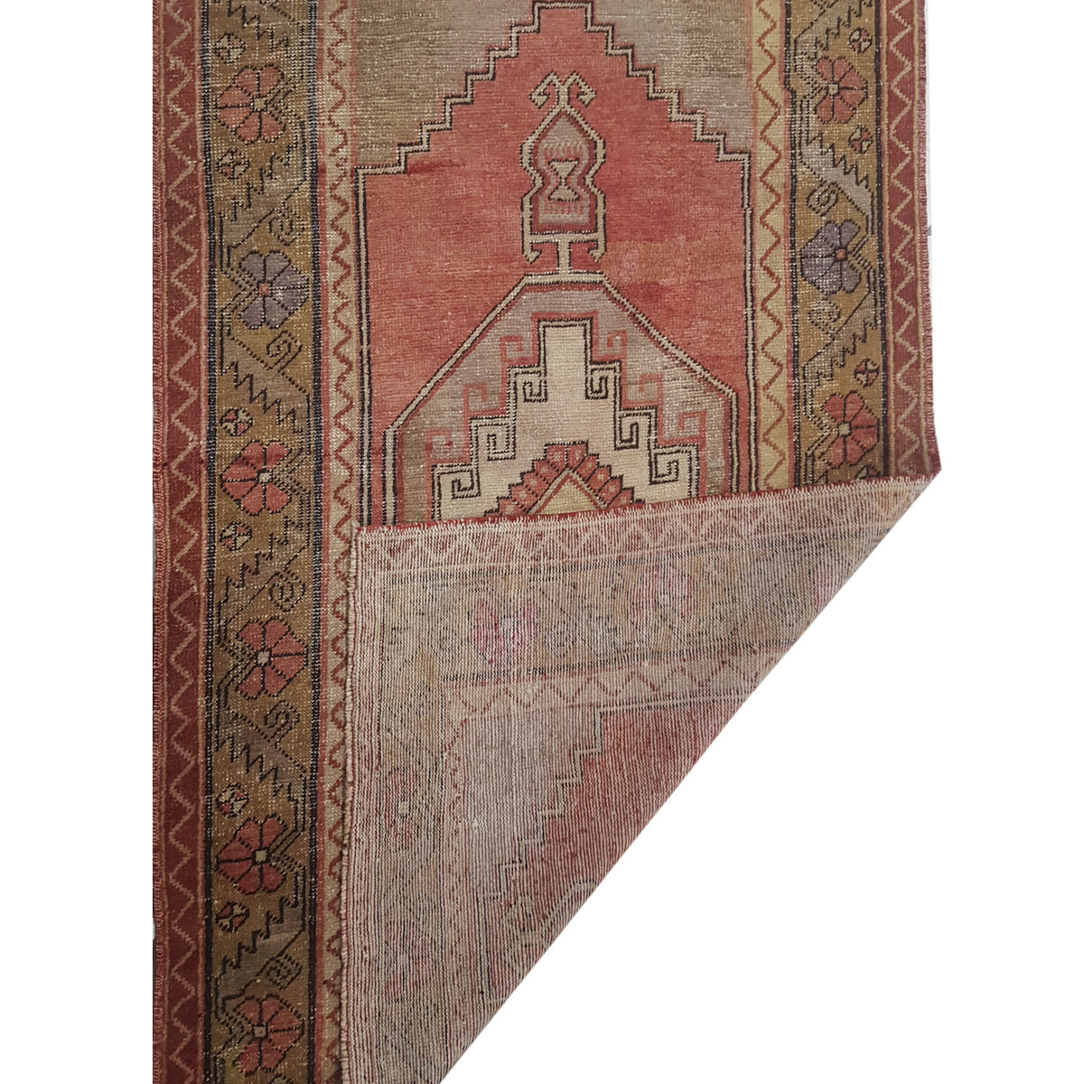 Pacific Anatolia 73572 Rust Gold Transitional Hand Knotted Rug
