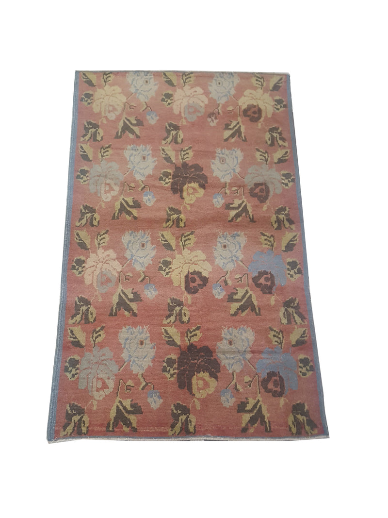 Pacific Anatolia 73574 Orange Multi Transitional Hand Knotted Rug