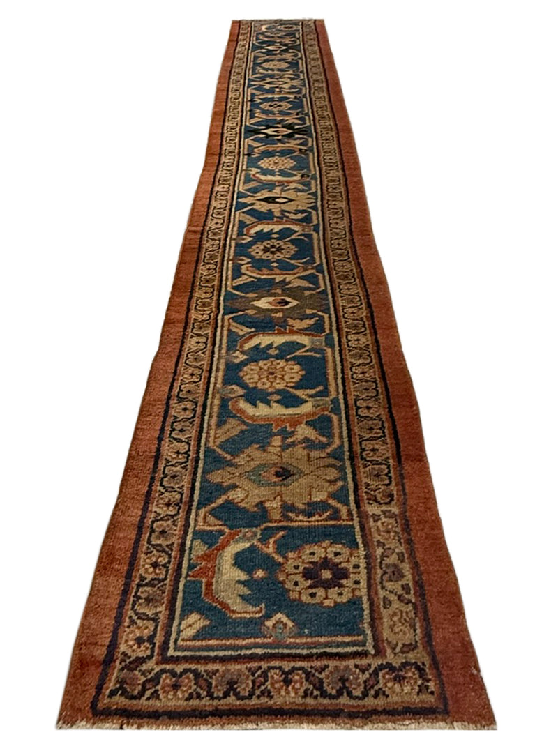 Fasa Antique Sultanabad 73576 Camel Ivory Transitional Antique Rug