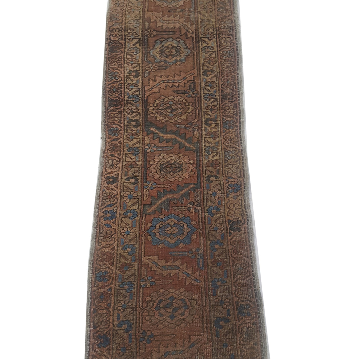 Pacific Anatolia 73577 Rust Teal Transitional Hand Knotted Rug