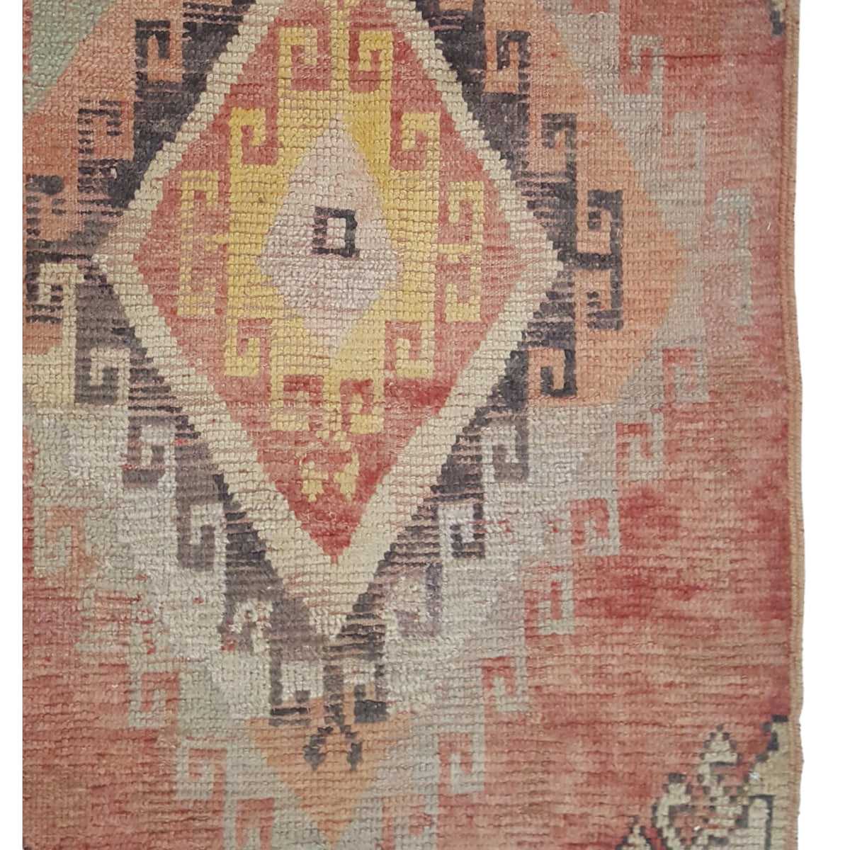 Pacific Anatolia 73579 Orange Beige Transitional Hand Knotted Rug