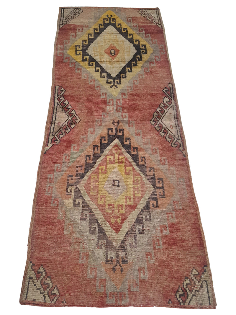 Pacific Anatolia 73579 Orange Beige Transitional Hand Knotted Rug