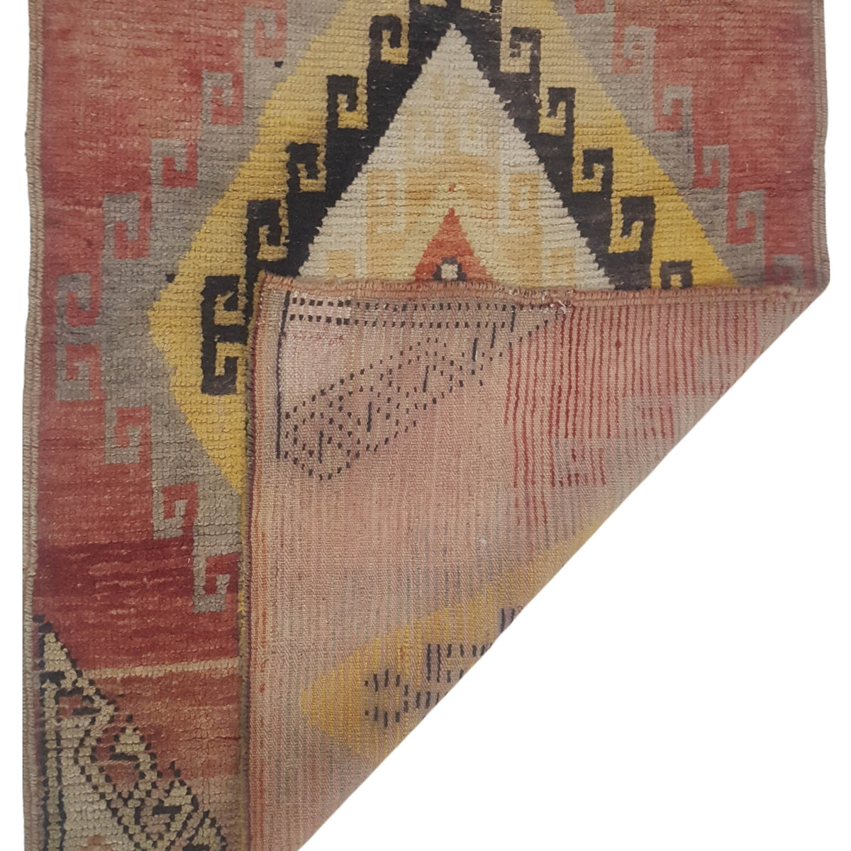 Pacific Anatolia 73579 Orange Beige Transitional Hand Knotted Rug
