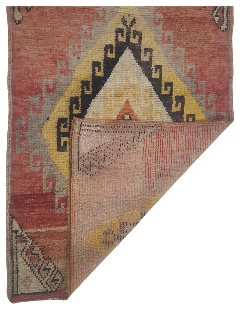 Pacific Anatolia 73579 Orange Beige Transitional Hand Knotted Rug