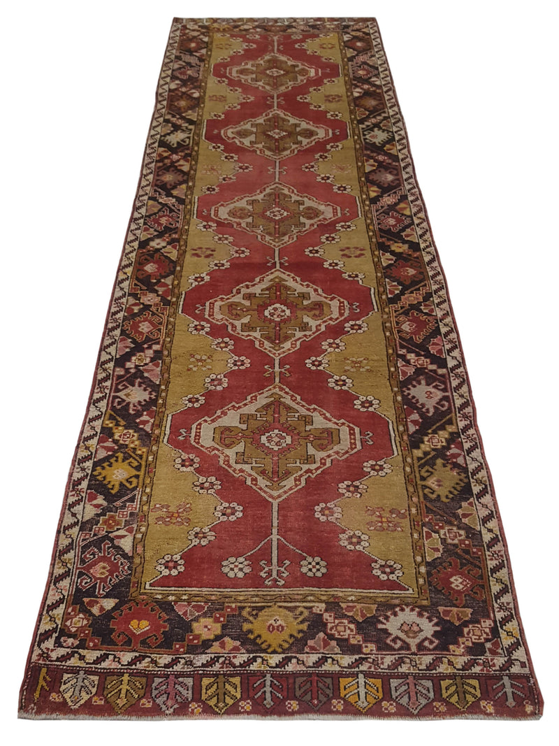 Pacific Anatolia 73580 Red Gold Transitional Hand Knotted Rug