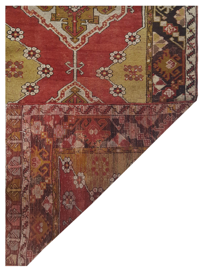 Pacific Anatolia 73580 Red Gold Transitional Hand Knotted Rug