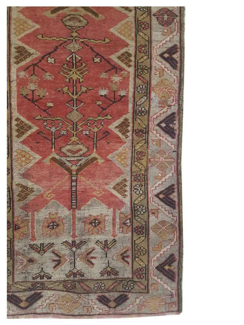 Pacific Anatolia 73581 Rust Grery Transitional Hand Knotted Rug