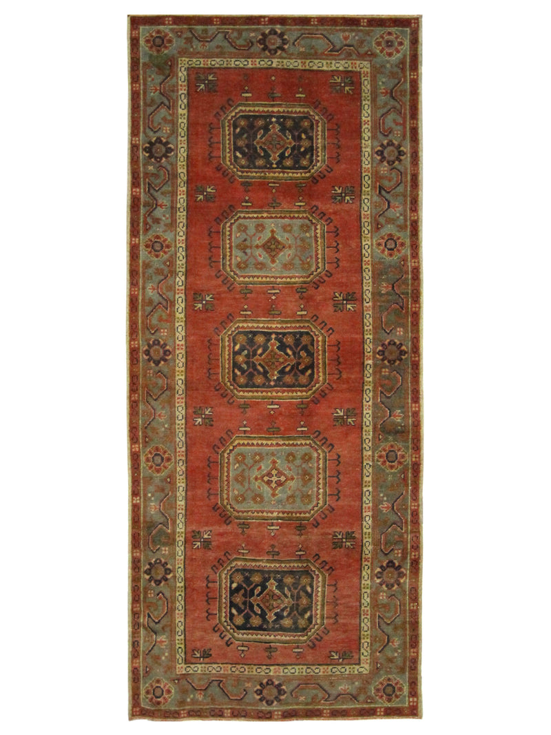 Fasa Antique Ushak  Orange Teal Transitional