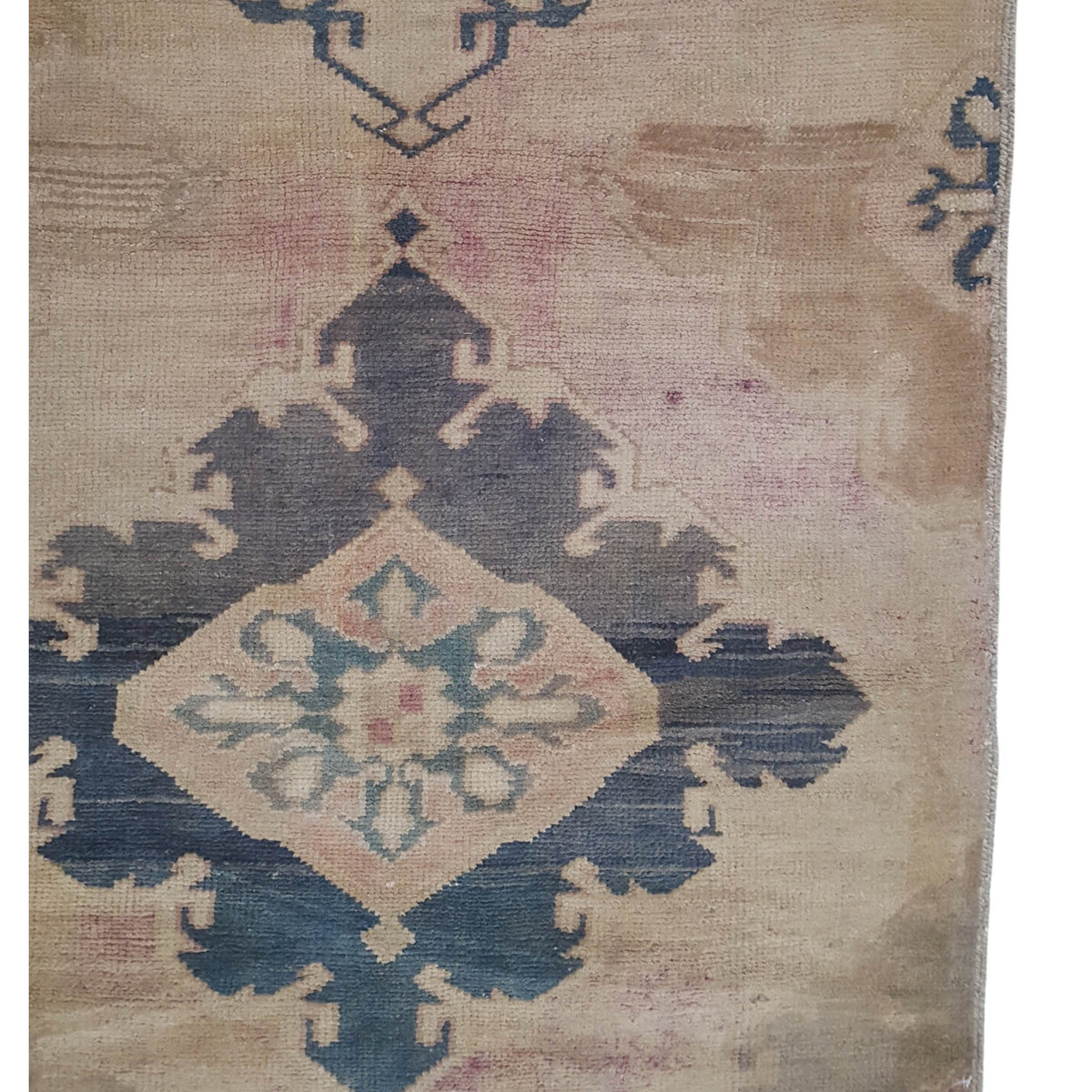 Pacific Anatolia 73592 Camel Navy Transitional Hand Knotted Rug