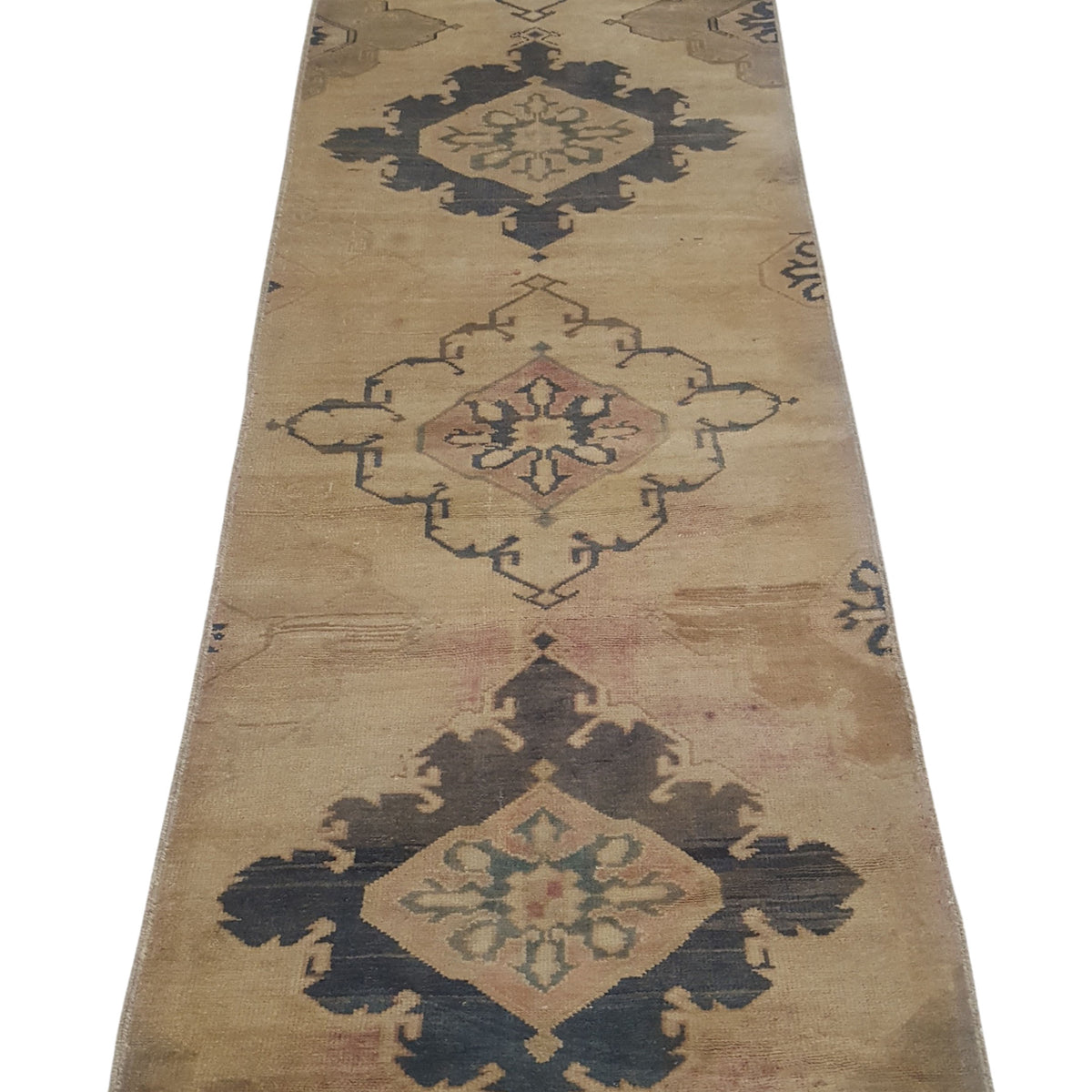 Pacific Anatolia 73592 Camel Navy Transitional Hand Knotted Rug