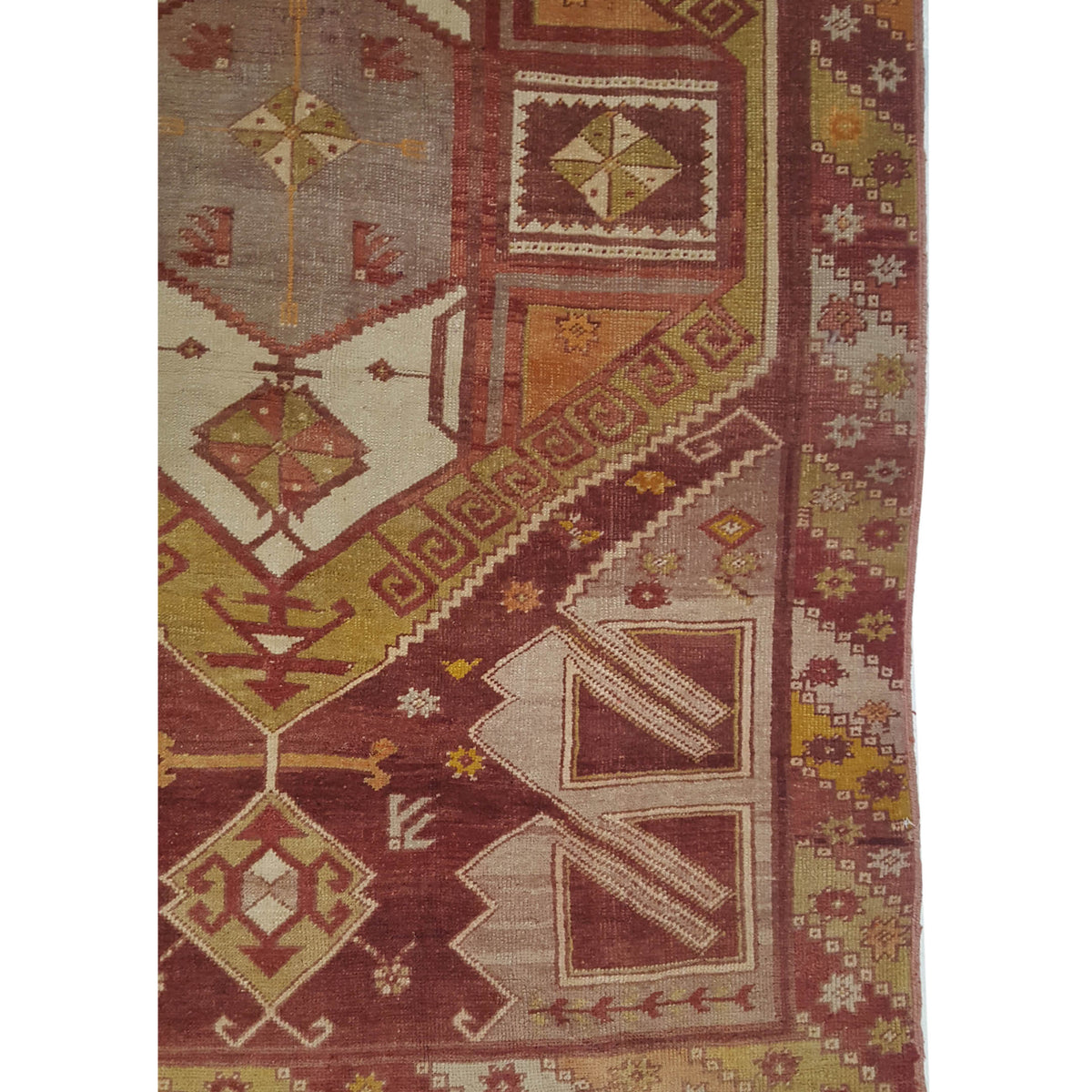 Pacific Anatolia 73594 Rust Gold Transitional Hand Knotted Rug