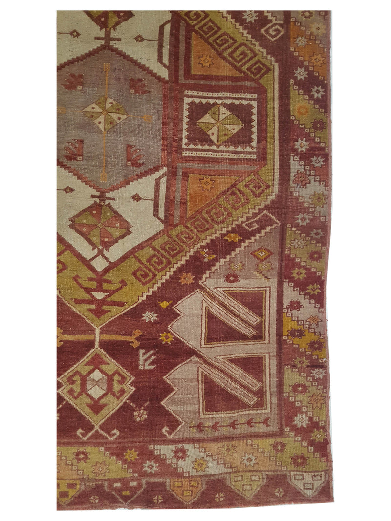 Pacific Anatolia 73594 Rust Gold Transitional Hand Knotted Rug