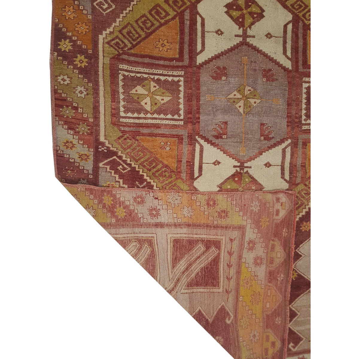 Pacific Anatolia 73594 Rust Gold Transitional Hand Knotted Rug