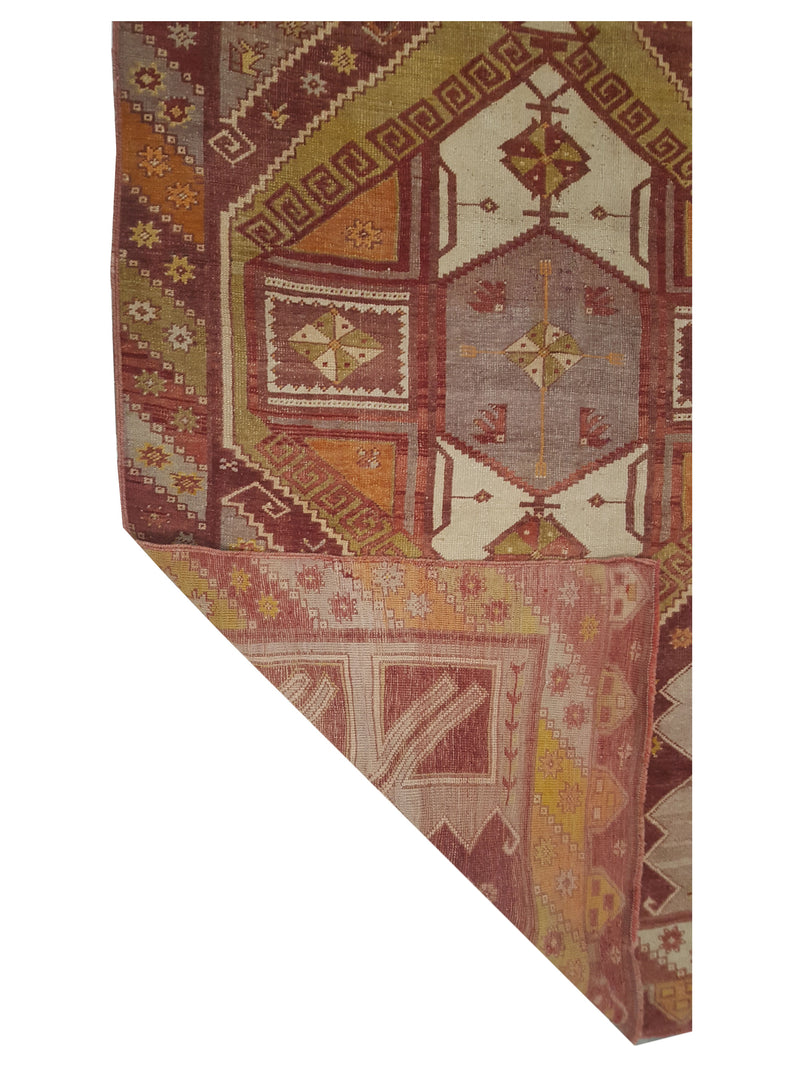 Pacific Anatolia 73594 Rust Gold Transitional Hand Knotted Rug