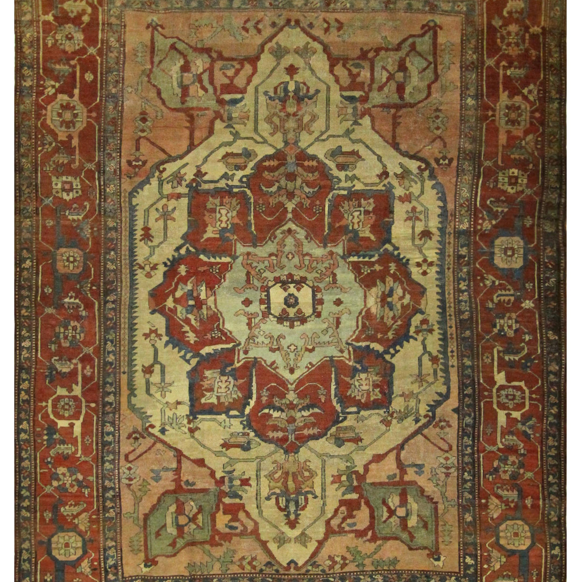 Fasa Antique Serapi  Gold Rust Transitional
