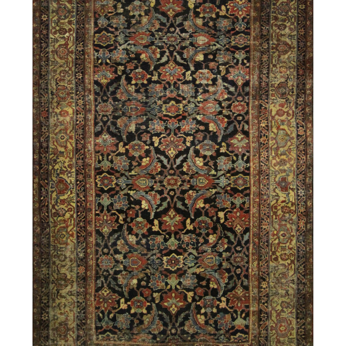 Fasa Antique Mahal  Navy Beige Transitional