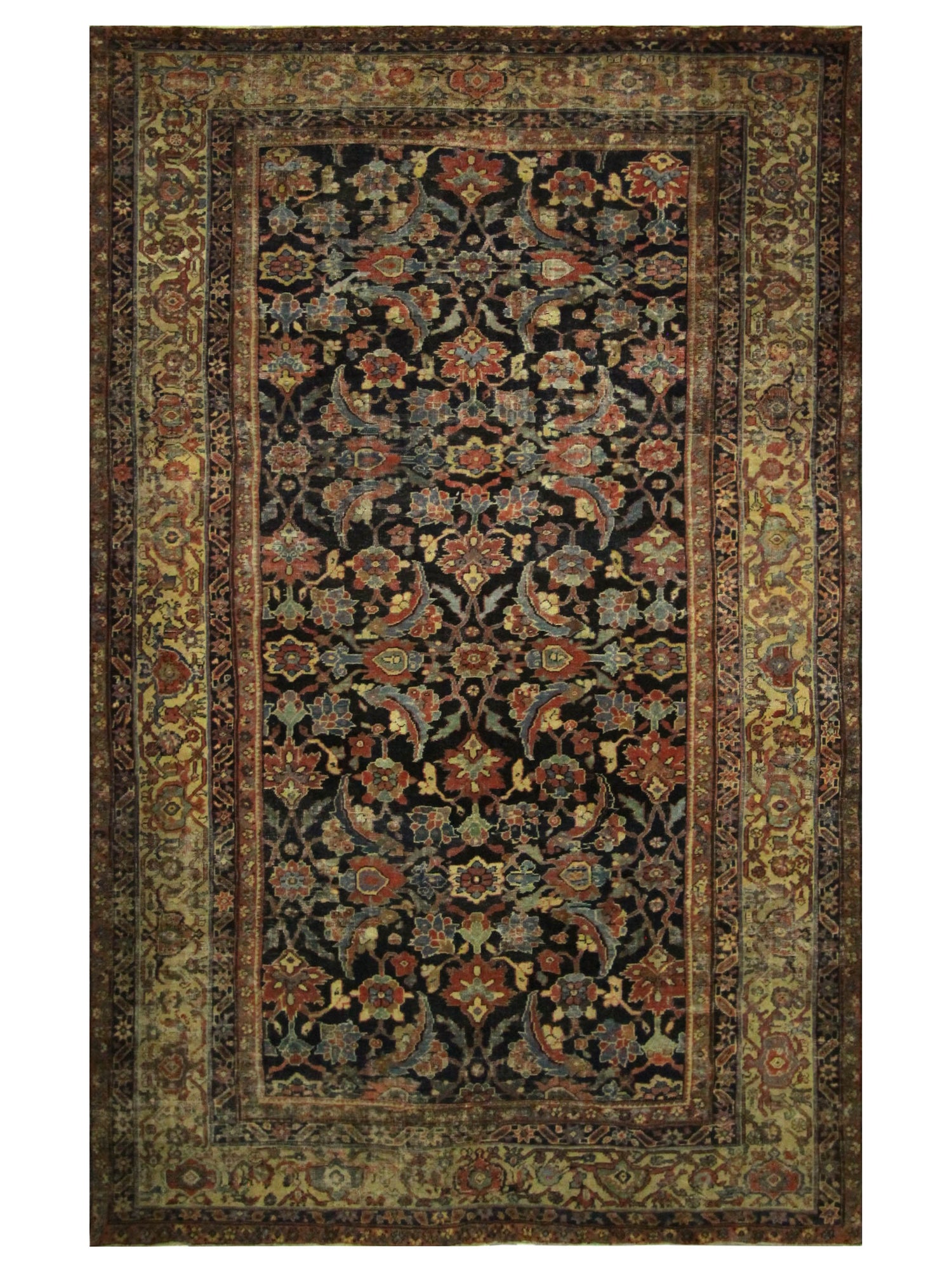 Fasa Antique Mahal  Navy Beige Transitional