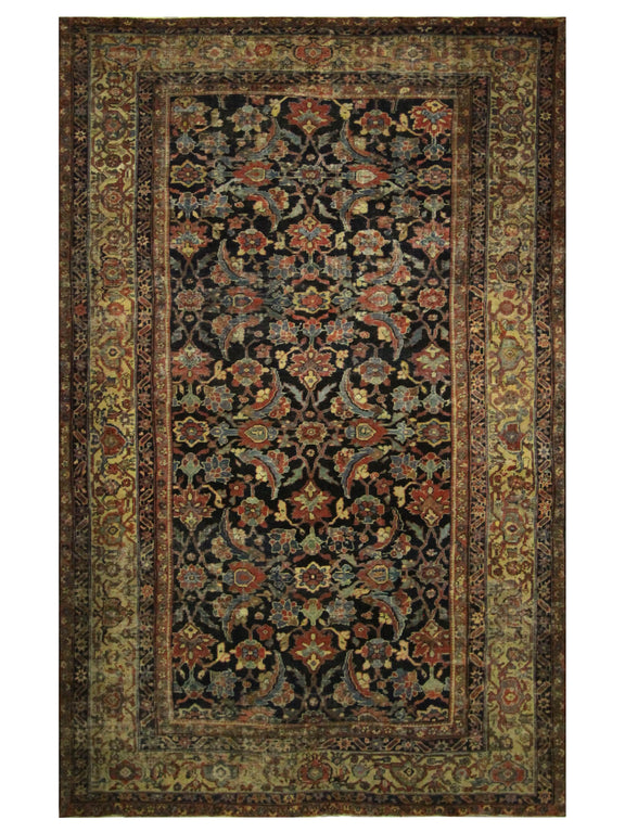 Fasa Antique Mahal  Navy Beige Transitional