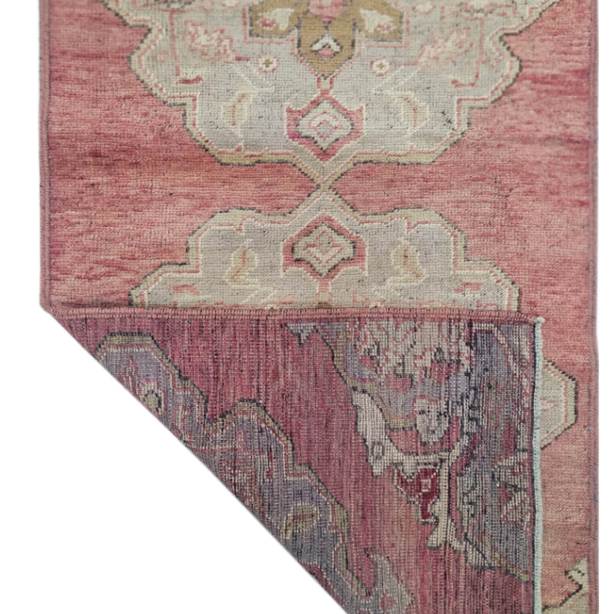 Pacific Anatolia 73599 Rust Grey Transitional Hand Knotted Rug