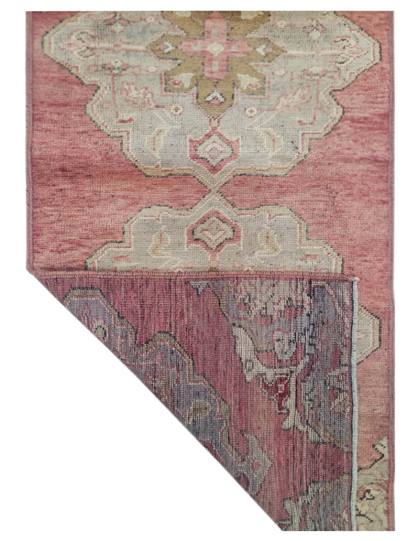 Pacific Anatolia 73599 Rust Grey Transitional Hand Knotted Rug