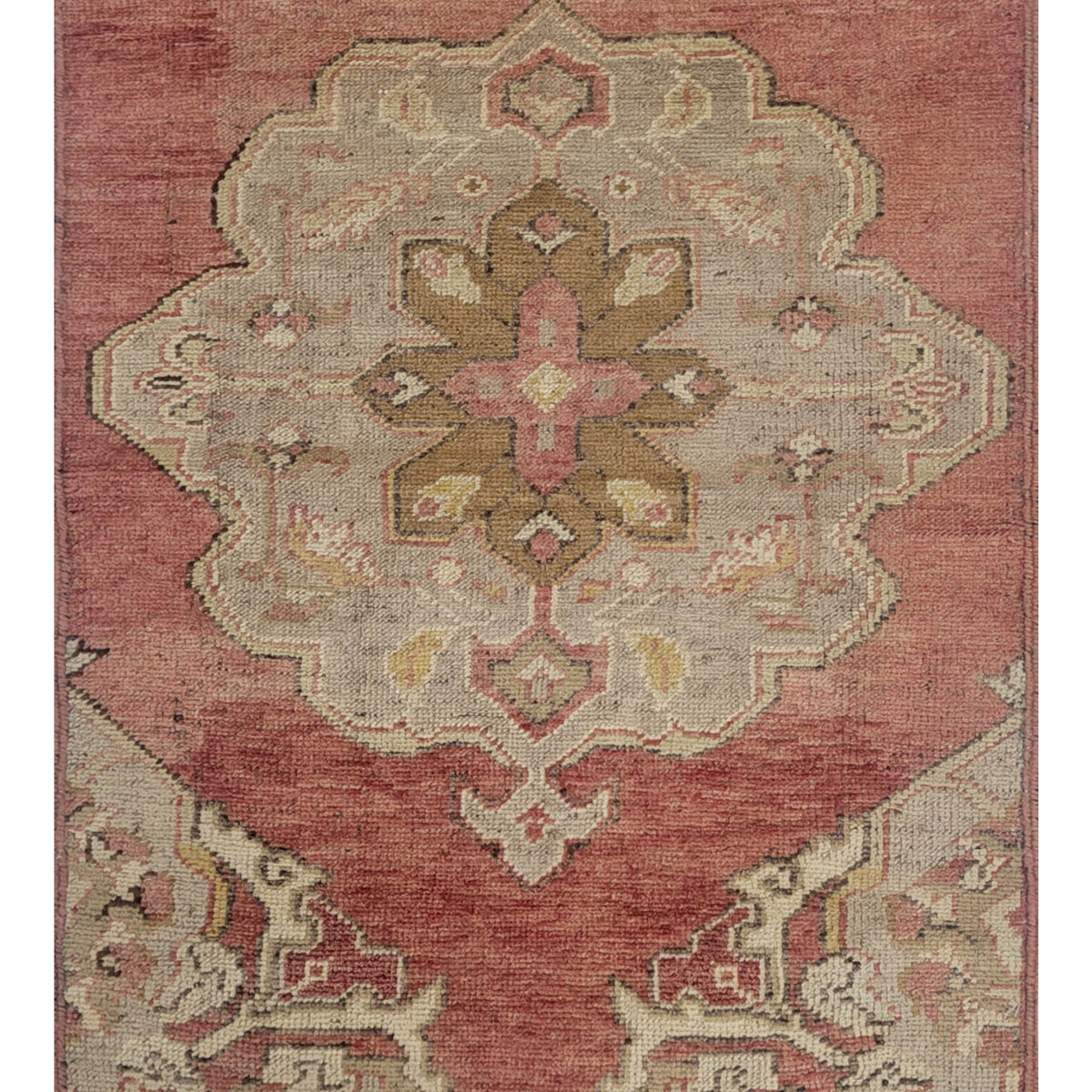 Pacific Anatolia 73599 Rust Grey Transitional Hand Knotted Rug