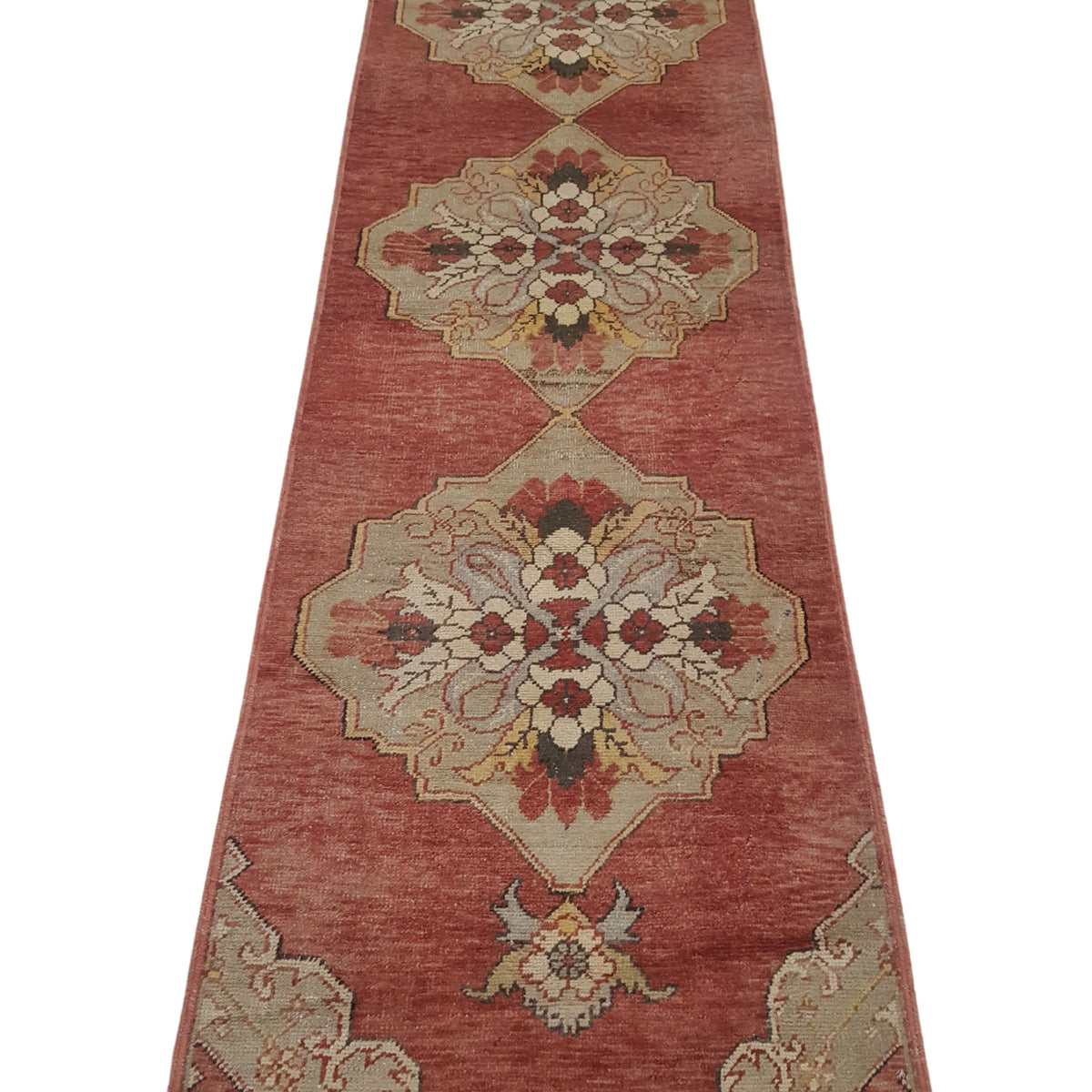 Pacific Anatolia 73600 Orange Grey Transitional Hand Knotted Rug