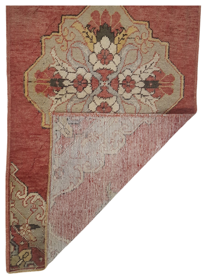 Pacific Anatolia 73600 Orange Grey Transitional Hand Knotted Rug