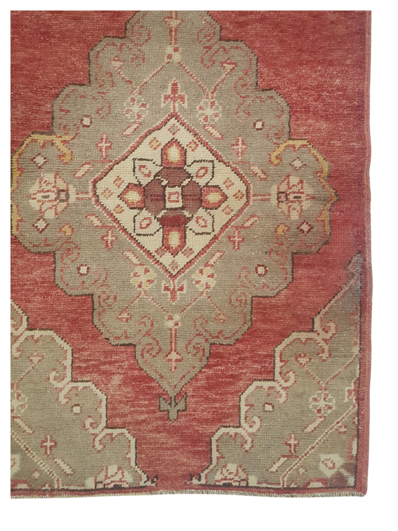 Pacific Anatolia 73602 Rust Grey Transitional Hand Knotted Rug
