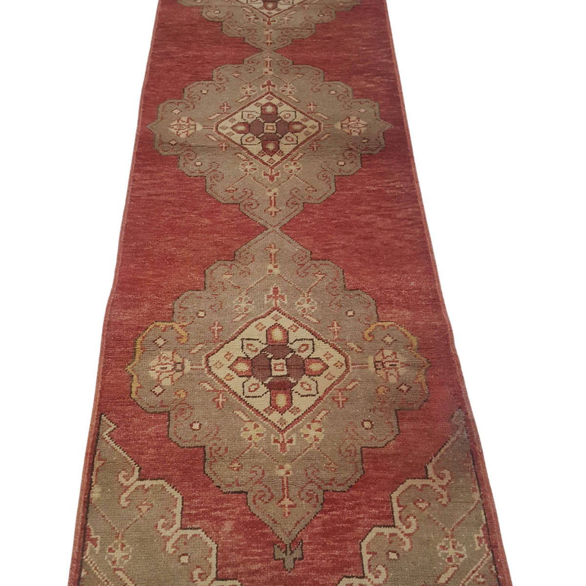 Pacific Anatolia 73602 Rust Grey Transitional Hand Knotted Rug